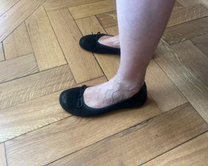 Barefoot baleríny vhodné pro jakoukoliv příležitost: TWIST Velours Black