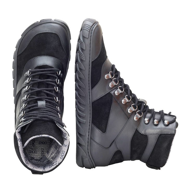 EXPLORER Black Waterproof - ZAQQ Barfußschuhe