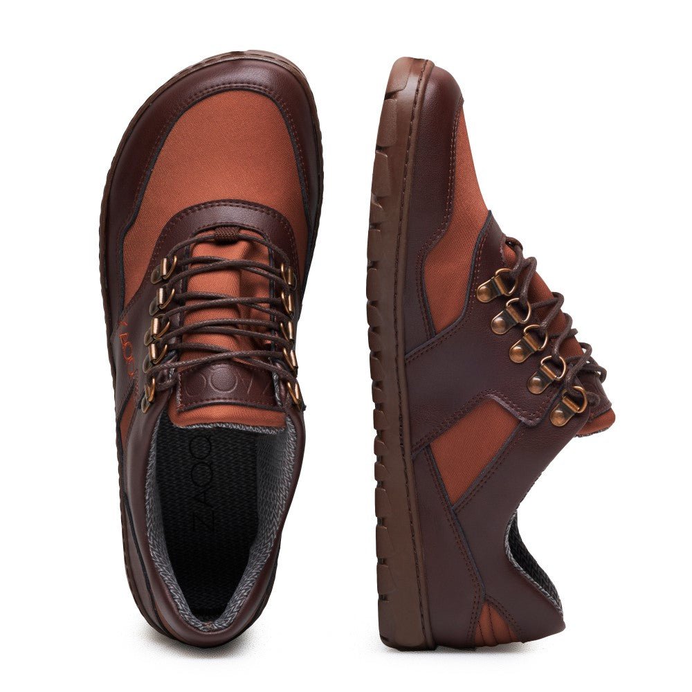 HIQE Low Brown Waterproof - ZAQQ Barfußschuhe