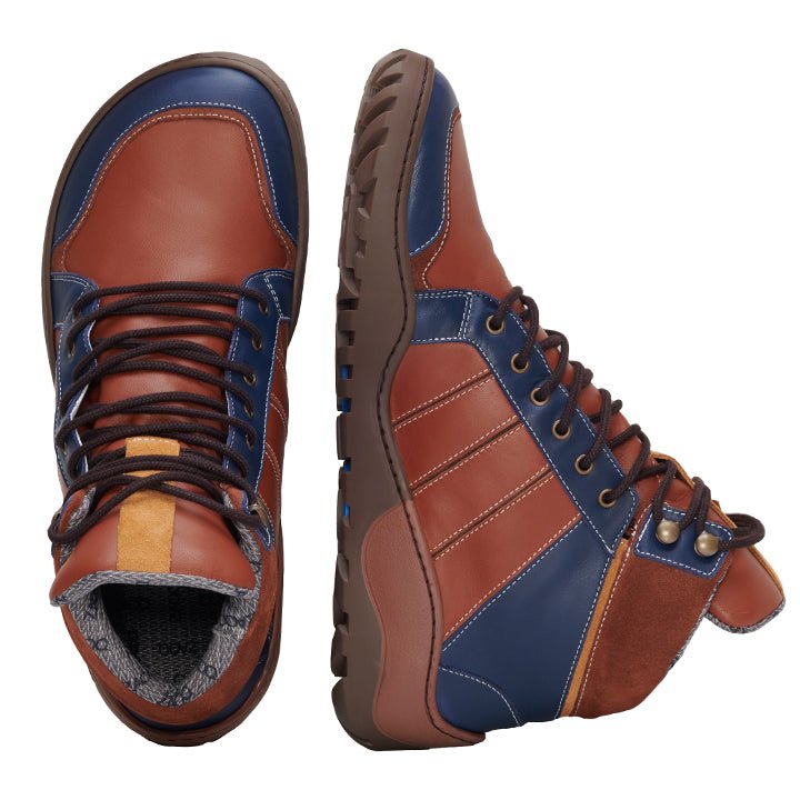 Q2 Cognac Waterproof - ZAQQ Barfußschuhe