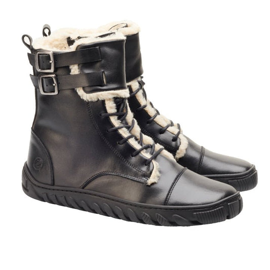 QABAL Winter Black - ZAQQ Barfußschuhe